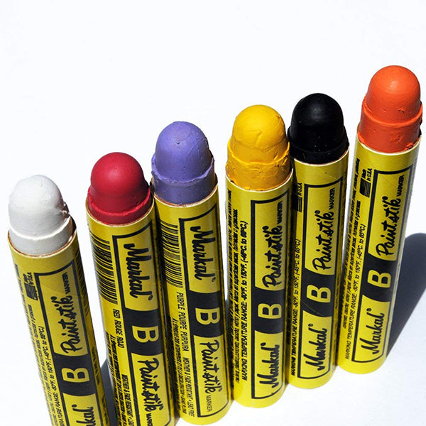 Markal B Painstik Solid Paint Hobo Marker Set, 6 Vibrant Colors - Hardware X Supply