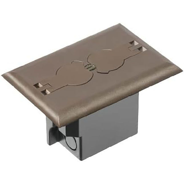 Arlington FLBRF101 Retrofit Electrical Floor Box with Flip Lids