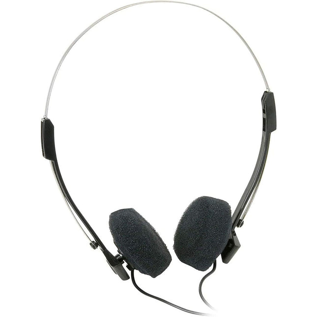 Parts Express Mini Stereo Lightweight Headphones with 4 Foot Cord