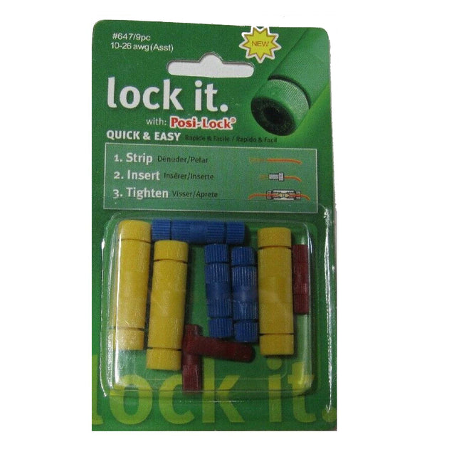 Posi-Lock® Assortment pack wire Connectors 10-24 AWG