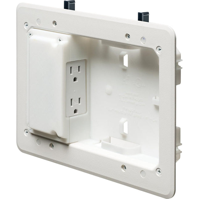 Arlington TVL508 Low Profile TV Box for Shallow Walls, 1/2" or 5/8" Drywall