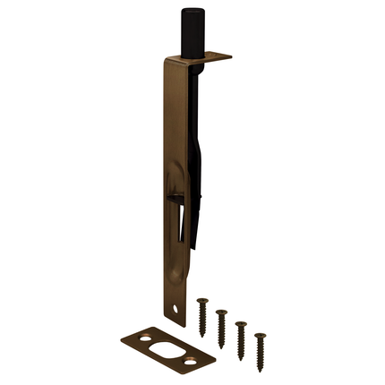 Nuk3y 6" Flush Bolt Square Corner - HardwareX Supply