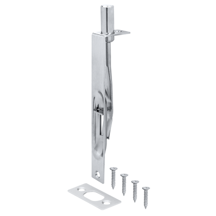 Nuk3y 6" Flush Bolt Square Corner - HardwareX Supply
