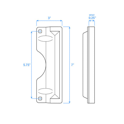 Nuk3y Door Latch Guard Protector SS304