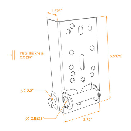 HardwareX Supply Garage Door Bottom Lifting Bracket