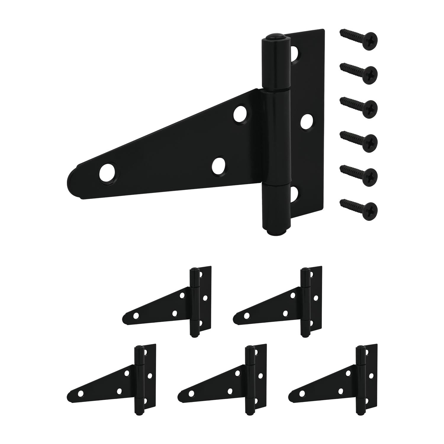 Nuk3y T Strap Hinge Barn Shed Gate Cabinet Door Iron Rustproof – HardwareX  Supply