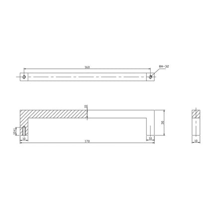 Nuk3y Pro 6-5/16" Square Pull