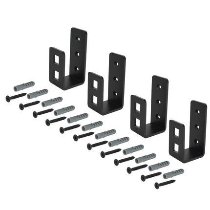 HardwareX Supply Door Barricade Brackets for 2 x 4 Lumber
