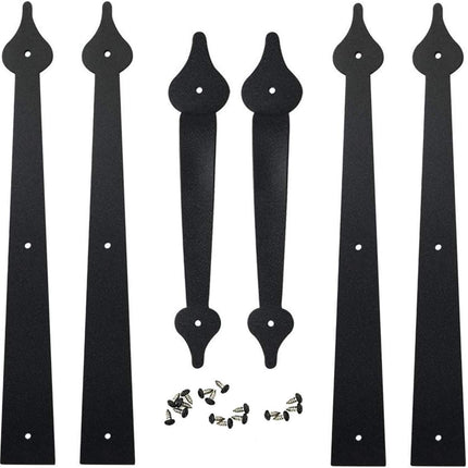 Nuk3y Carriage House Garage Decor Hardware Set - HardwareX Supply