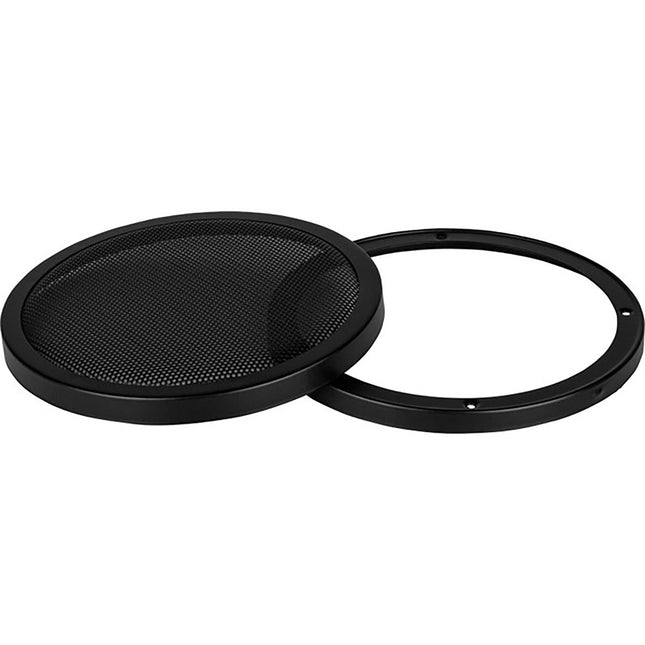 Parts Express Steel Mesh 2-Piece Grill for 8" Speaker Black
