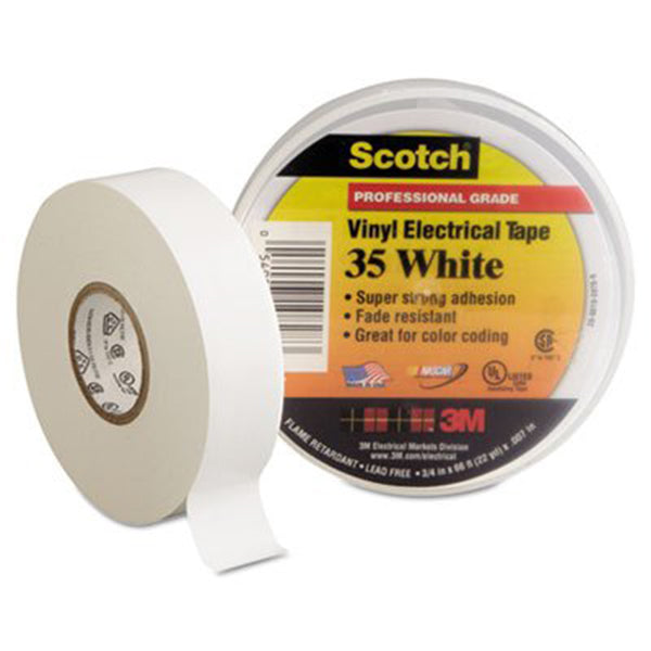 Scotch Vinyl Electrical Color Coding Tapes 35, 66 ft x 3/4 in - Hardware X Supply