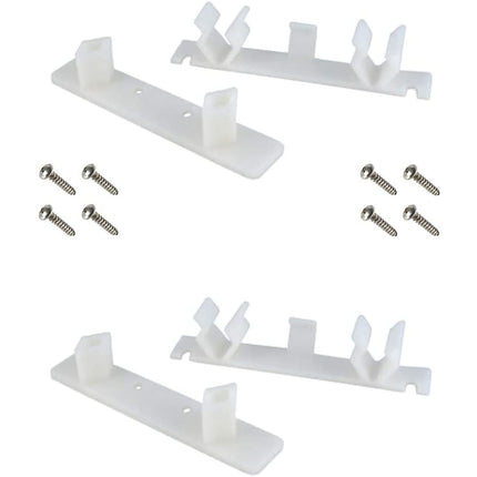 Tenn-Tex B-340 False Front Clips/Drawer (4 1/4" Opening) Set with Screws
