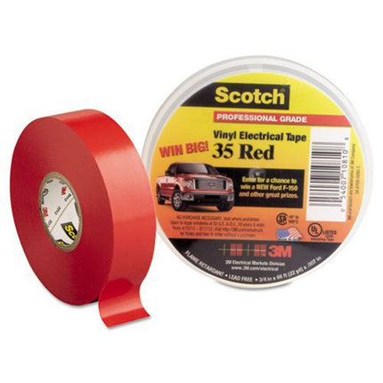 Scotch Vinyl Electrical Color Coding Tapes 35, 66 ft x 3/4 in - Hardware X Supply