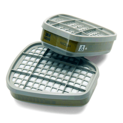 3M Multi Acid Gas/Organic Vapor Cartridge 6006, 2 Pack - Hardware X Supply