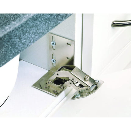 Rev-A-Shelf 6552-ETH-10 Euro Face Frame Tip-Out Tray Hinge (1 Pair)