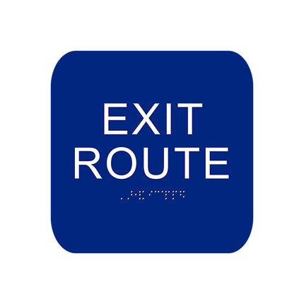 Cal Royal Exit Sign, 4" x 5-3/4" - Hardware X Supply