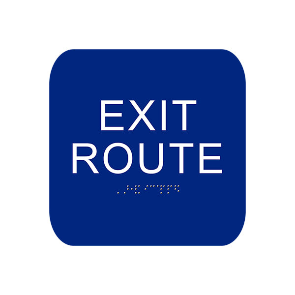 Cal Royal Exit Sign, 4" x 5-3/4" - Hardware X Supply