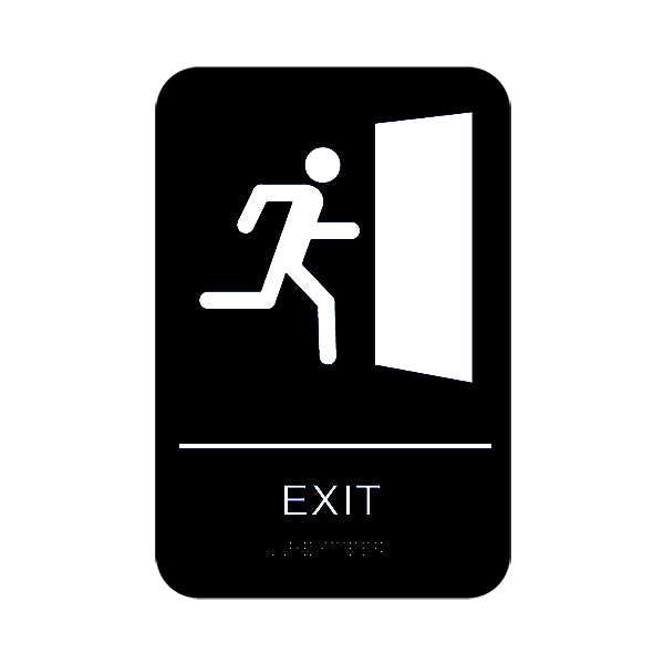 Cal Royal Exit Sign, 6" x 9" - Hardware X Supply