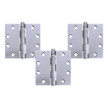 Nuk3y 4.5" x 4.5" , 2 Ball Bearing Hinge, Removable Pin (3 Pack) - HardwareX Supply
