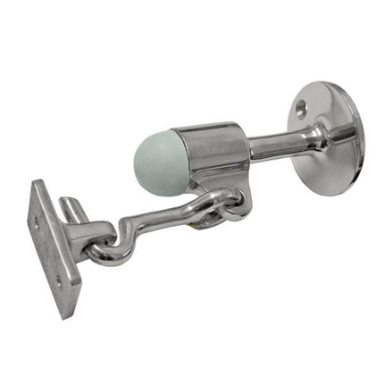 Cal Royal Commercial Grade Wall Door Stop with Hook and Holder - Hardware X Supply