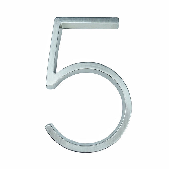 Nuk3y Modern 5" Floating House Number