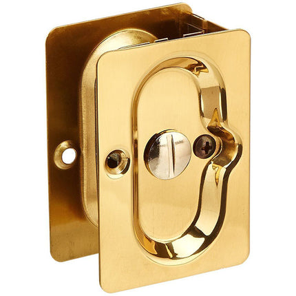 Cal Royal Sliding Door Lock , 3-1/4" x 2-1/4" - Hardware X Supply