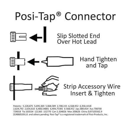Posi-Tap® Assortment pack wire connectors 10-22 AWG - Hardware X Supply
